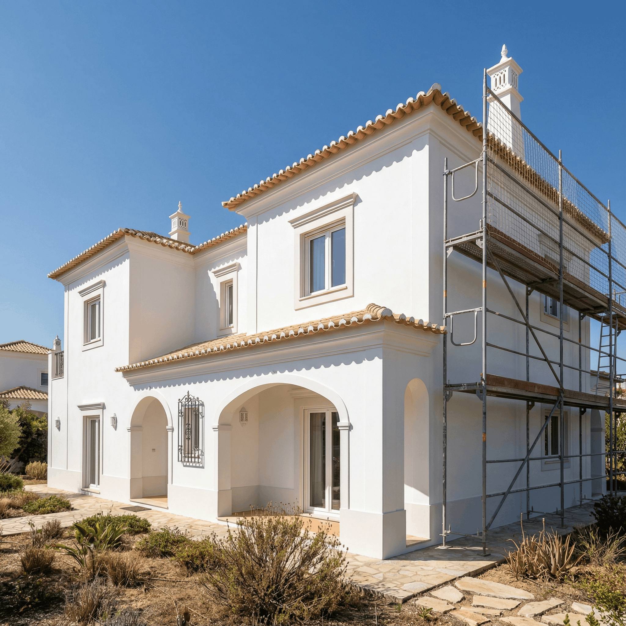 Pintura de fachada pela RenovAlgarve